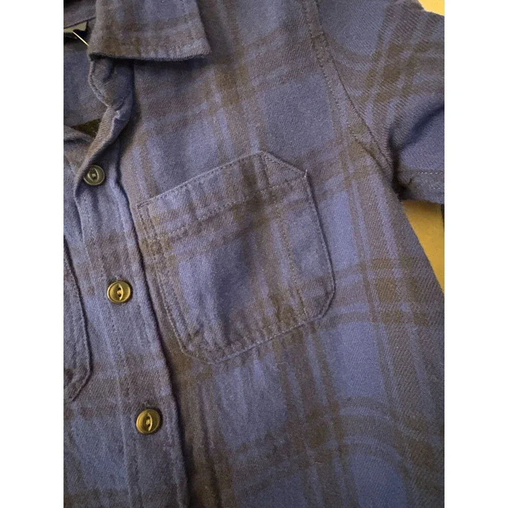 NEW Toddler BABYGAP Flannel Button-Up Shirt - Size 4yrs/toddler